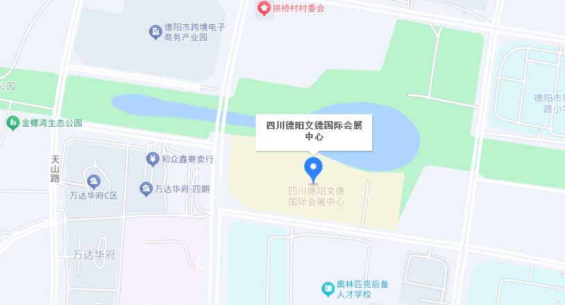 德阳家博会交通路线地图